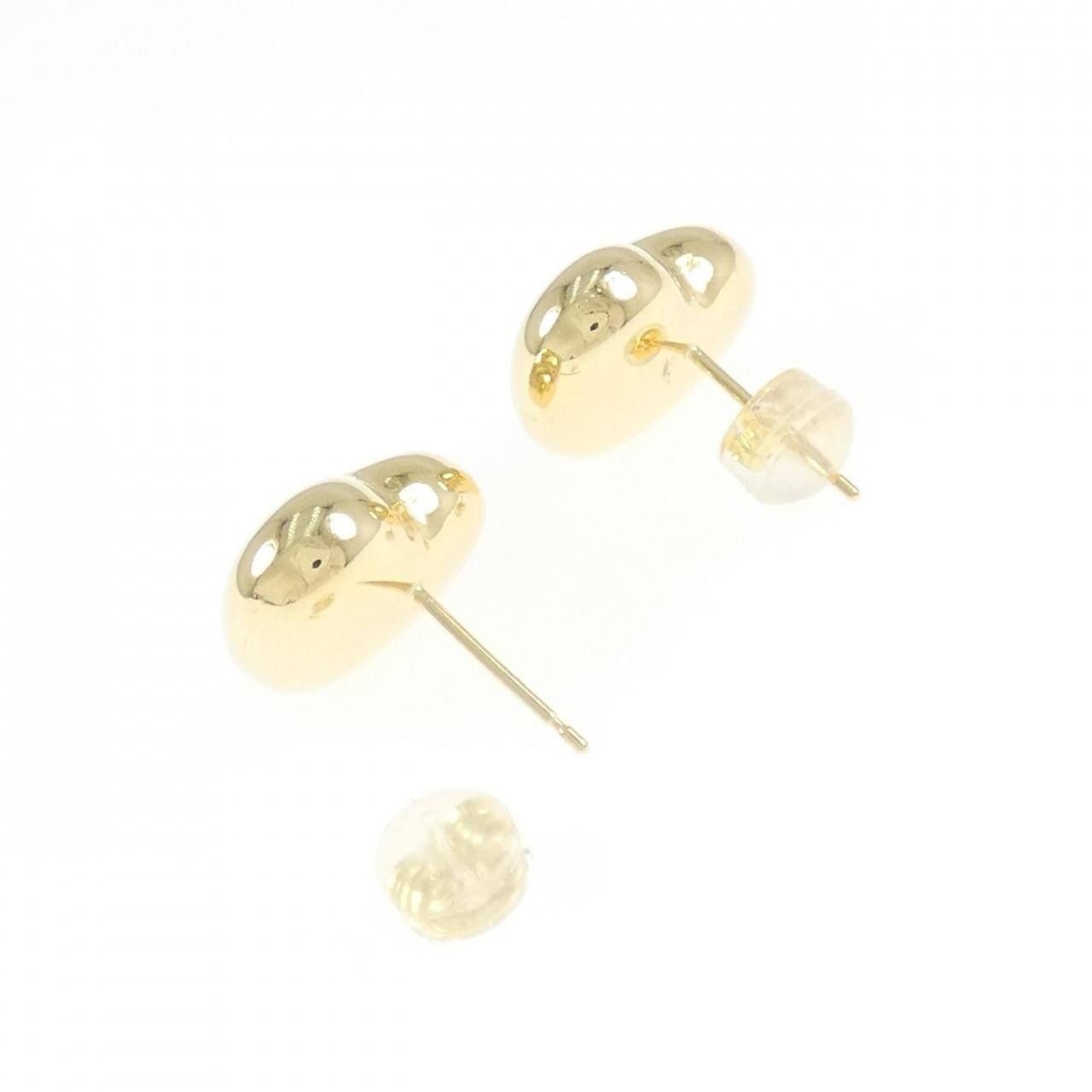【新品】K18YG ハート ピアス