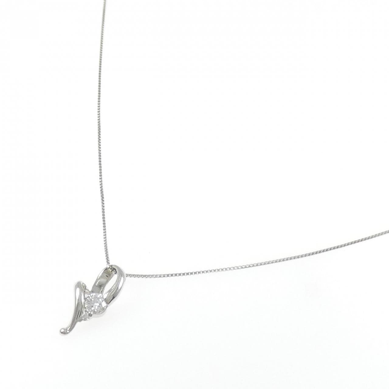 PT900/PT850 ダイヤモンド ネックレス 0.19CT