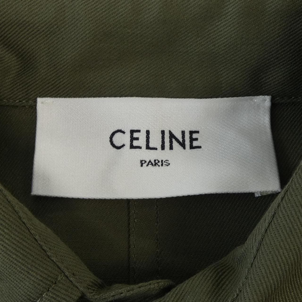 セリーヌ CELINE ミリタリーポケット トリオンフ TRIOMPHE 2Z488106K ワンピース