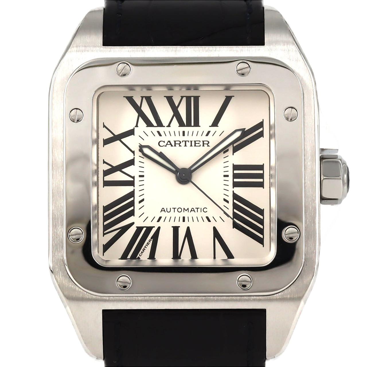 カルティエ サントス100LM 1904-2004刻印 W20076X8 SS 自動巻