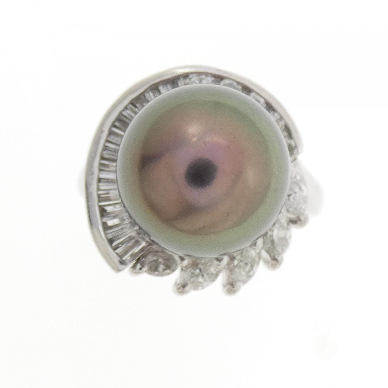 PT900 黒蝶パール リング 11.2mm