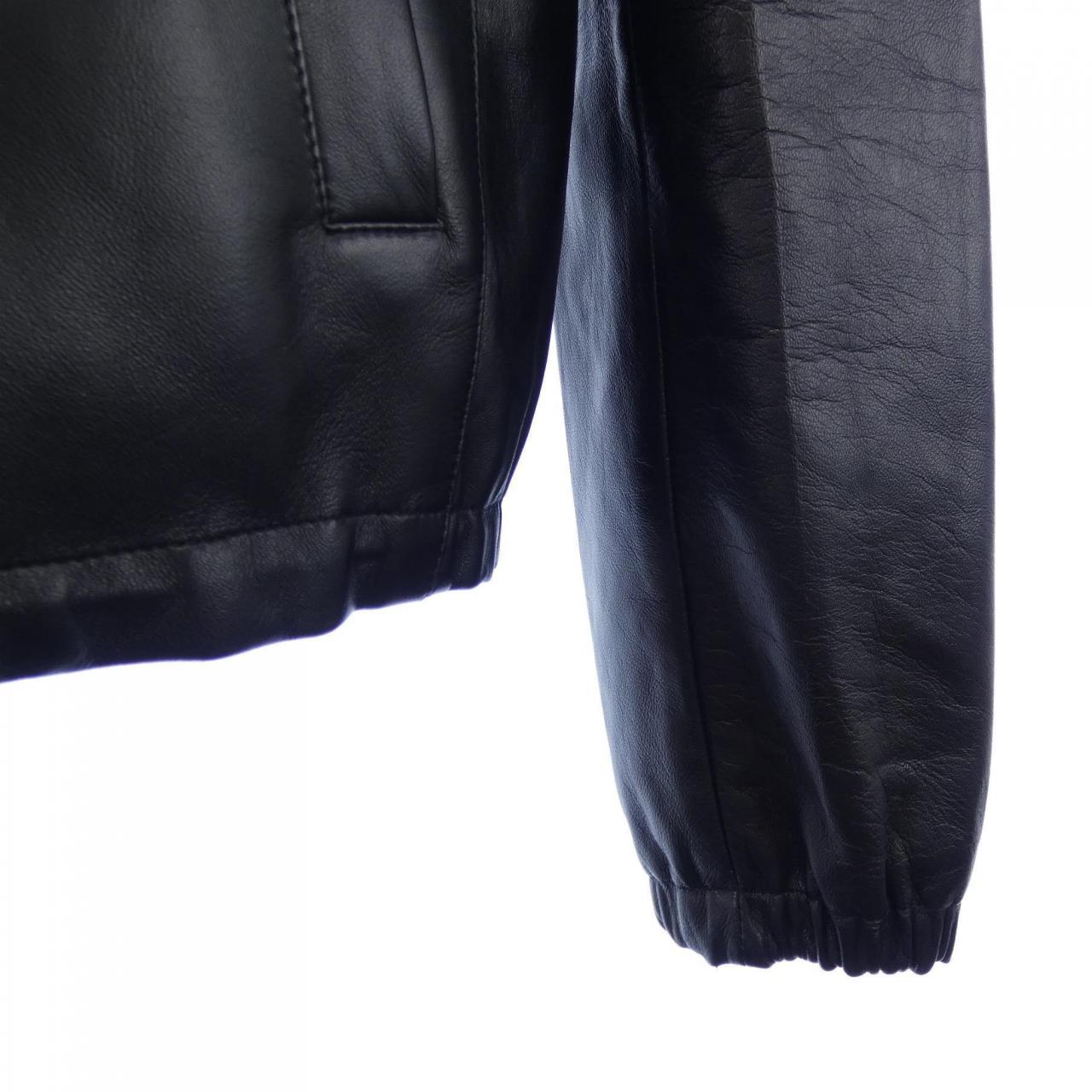 プラダ PRADA トライアングルロゴ UPW281 038 レザージャケット