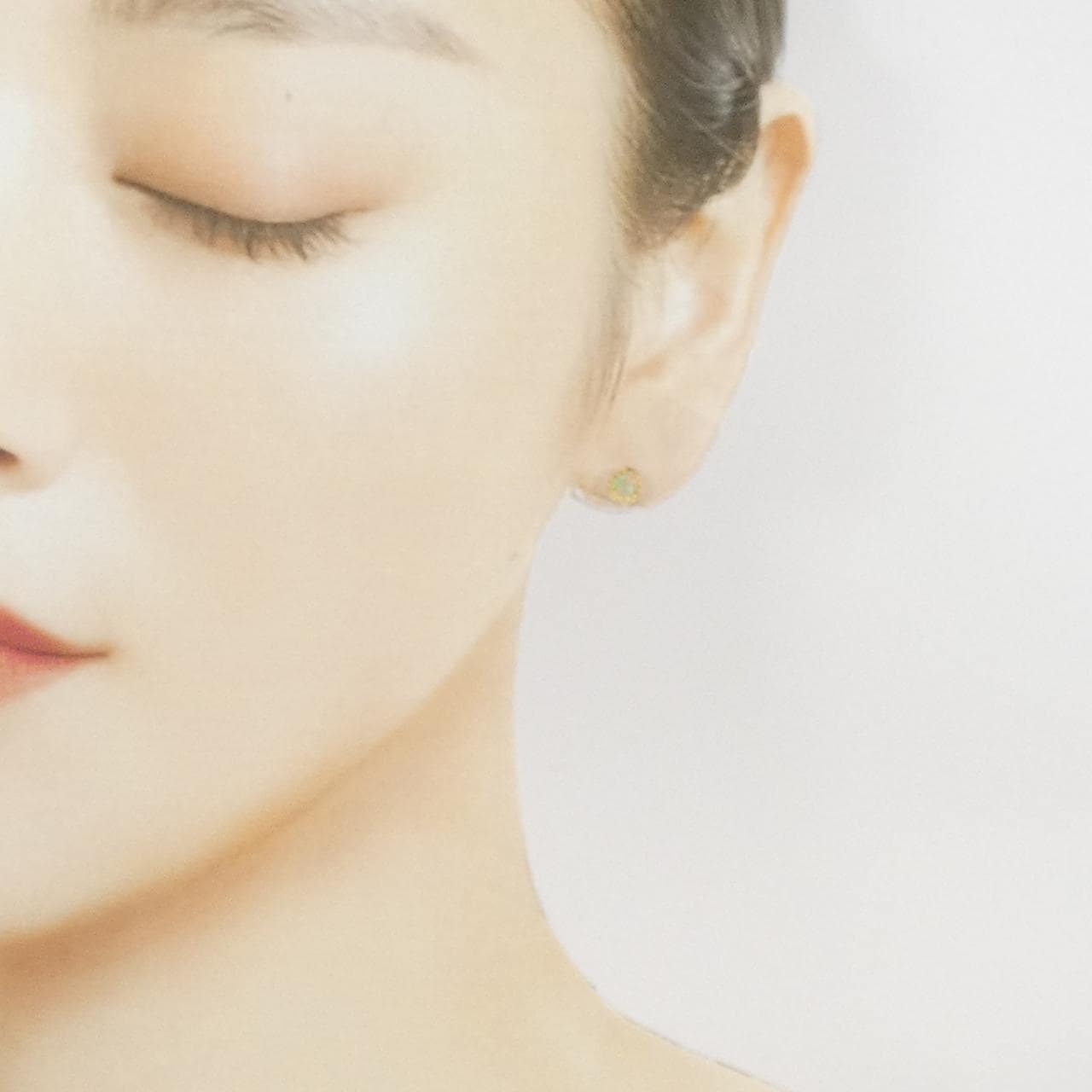 K18YG オパール ピアス