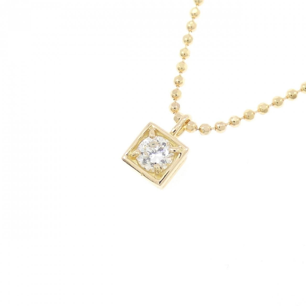 K18YG ダイヤモンド ネックレス 0.17CT