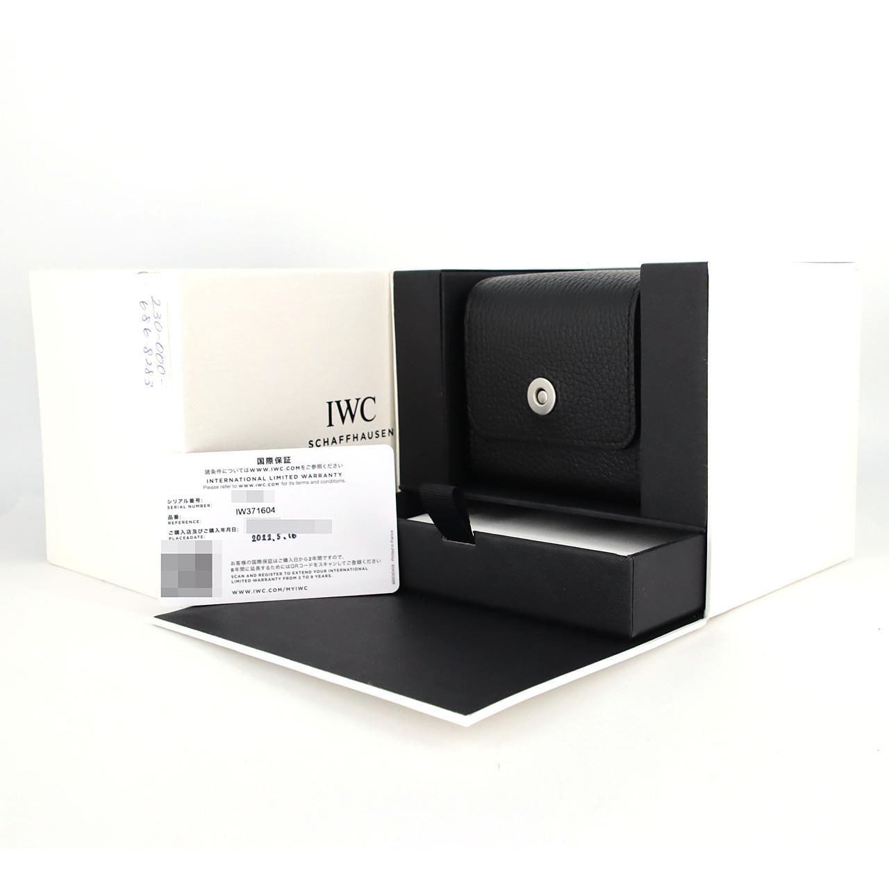 IWC ポルトギーゼクロノグラフ IW371604 SS 自動巻
