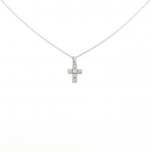 PT900/PT850 クロス ダイヤモンド ネックレス 0.23CT