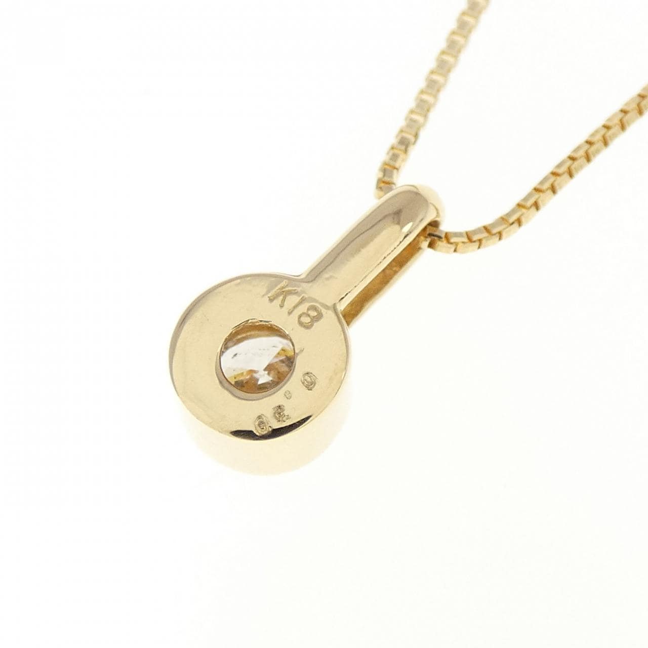 K18YG ダイヤモンド ネックレス 0.30CT