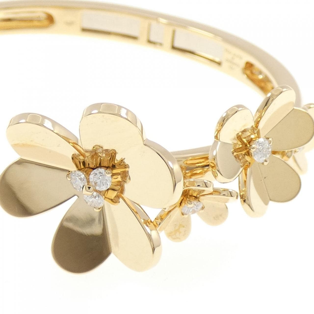 ヴァンクリーフ&アーペル フリヴォル 7フラワー スモール バングル