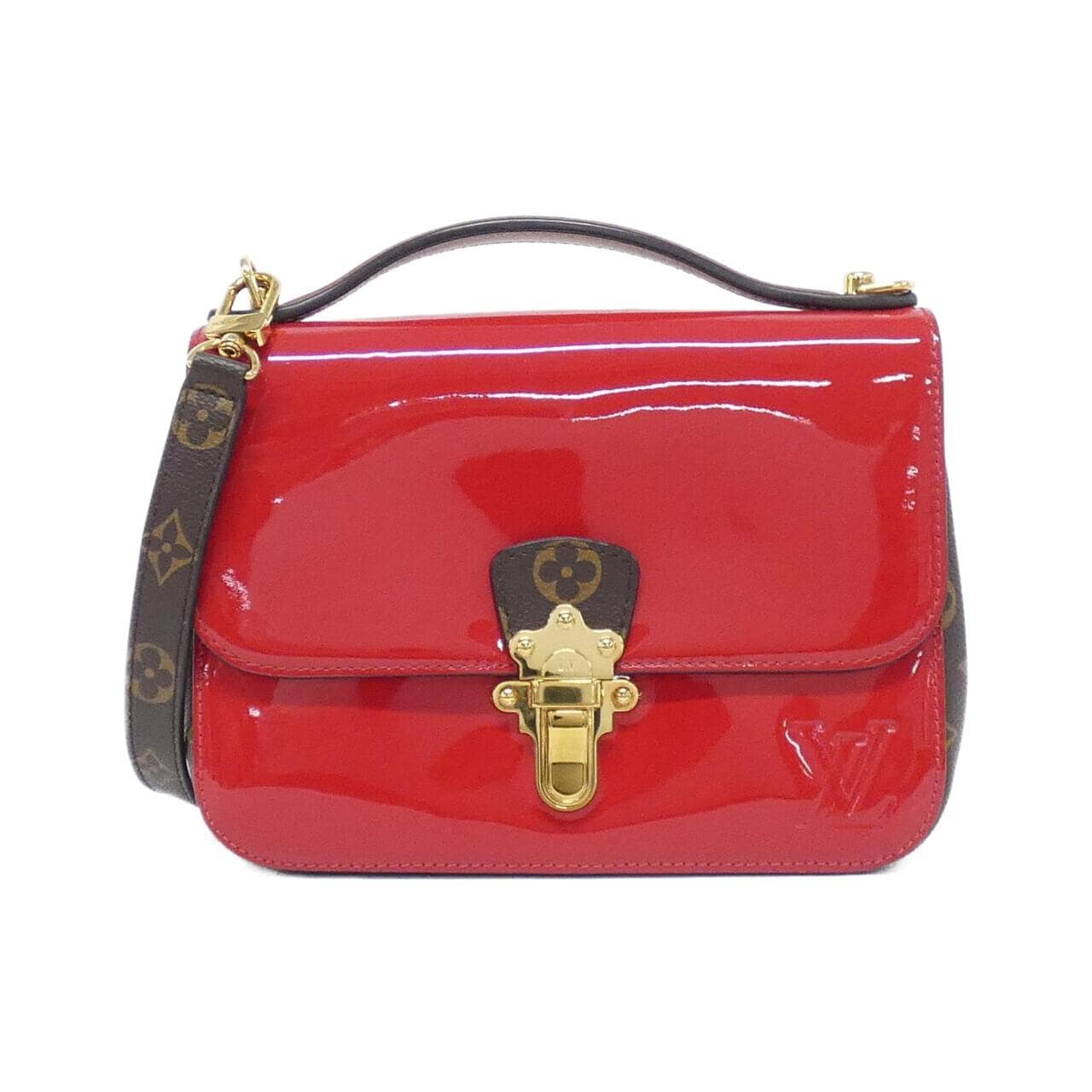 ルイヴィトン モノグラム ヴェルニ ミロワール チェリーウッドBB M52686 ショルダーバッグ