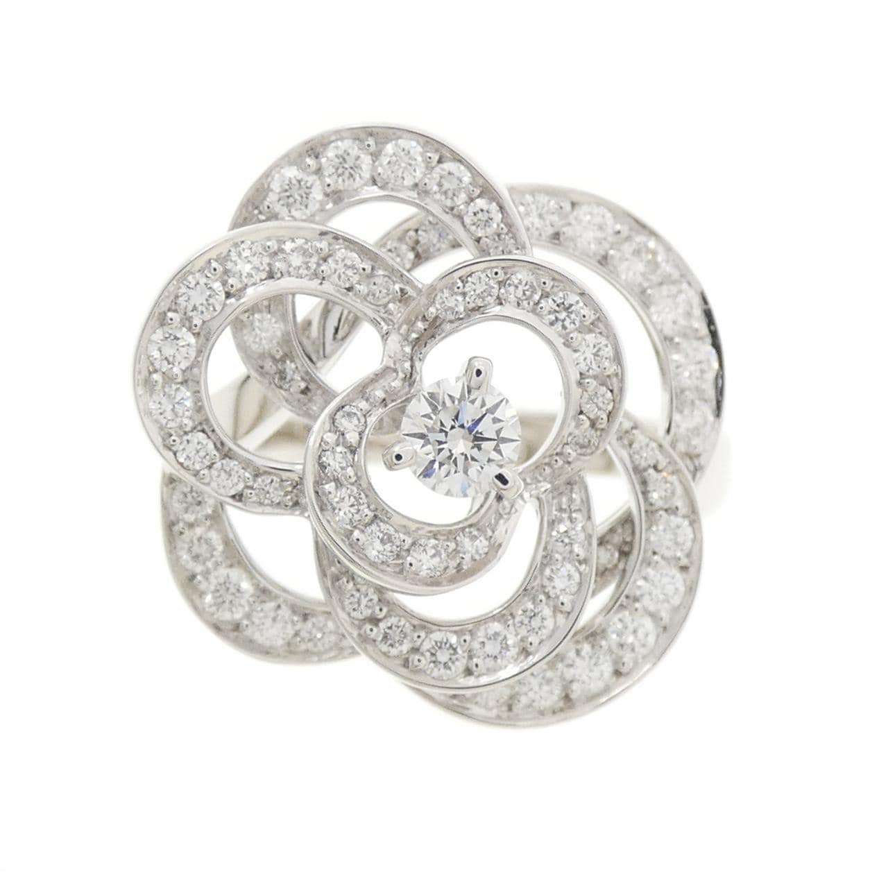 シャネル カメリア ミディアム リング