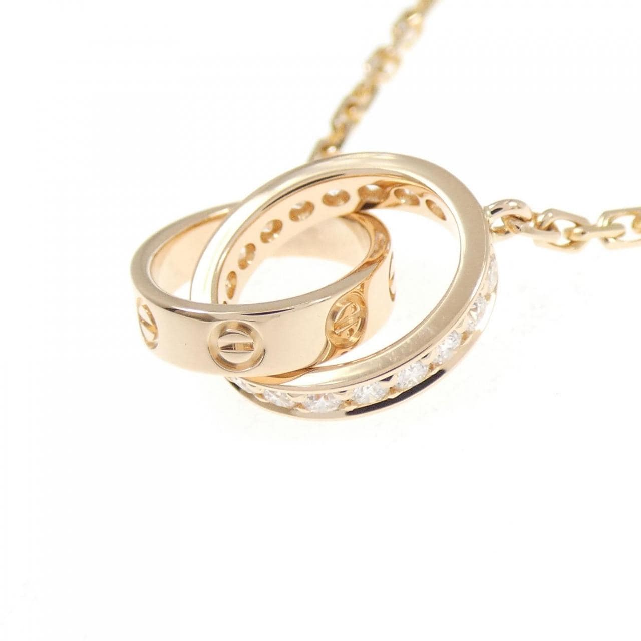 カルティエ ベビーラブ ネックレス