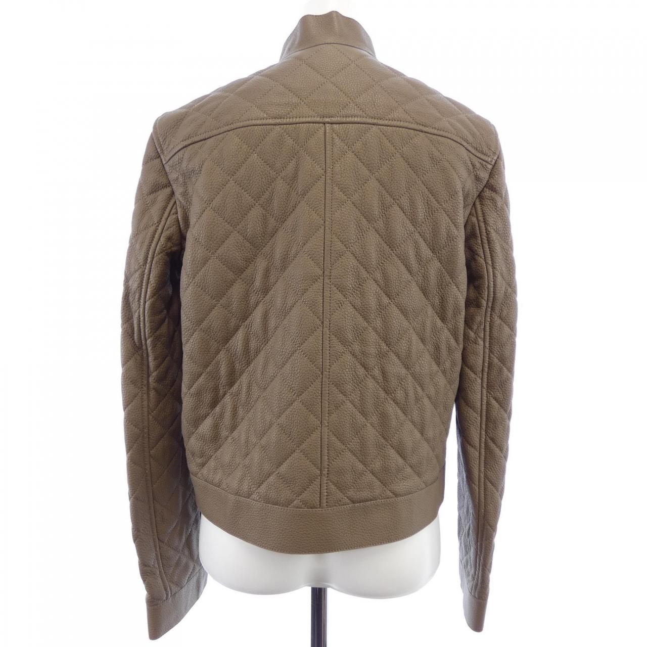 エルメス HERMES ダイヤモンドキルティング 3H1207D1 レザージャケット