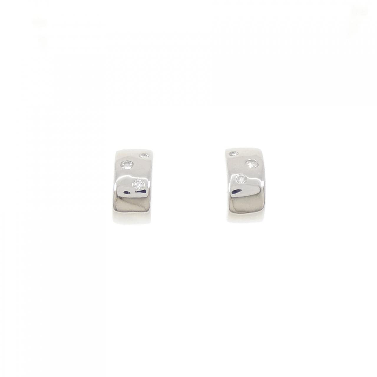 PT/PT900 Diamond Earrings 0.08CT