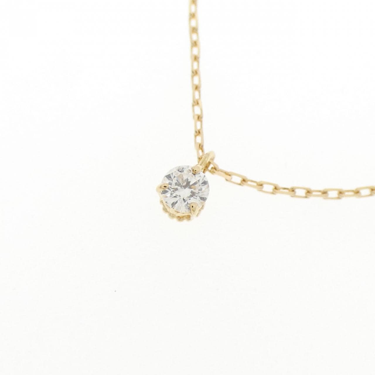 アガット ダイヤモンド ネックレス 0.05CT