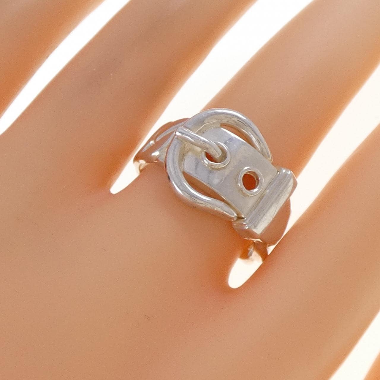 【ヴィンテージ】エルメス ブックル セリエ リング