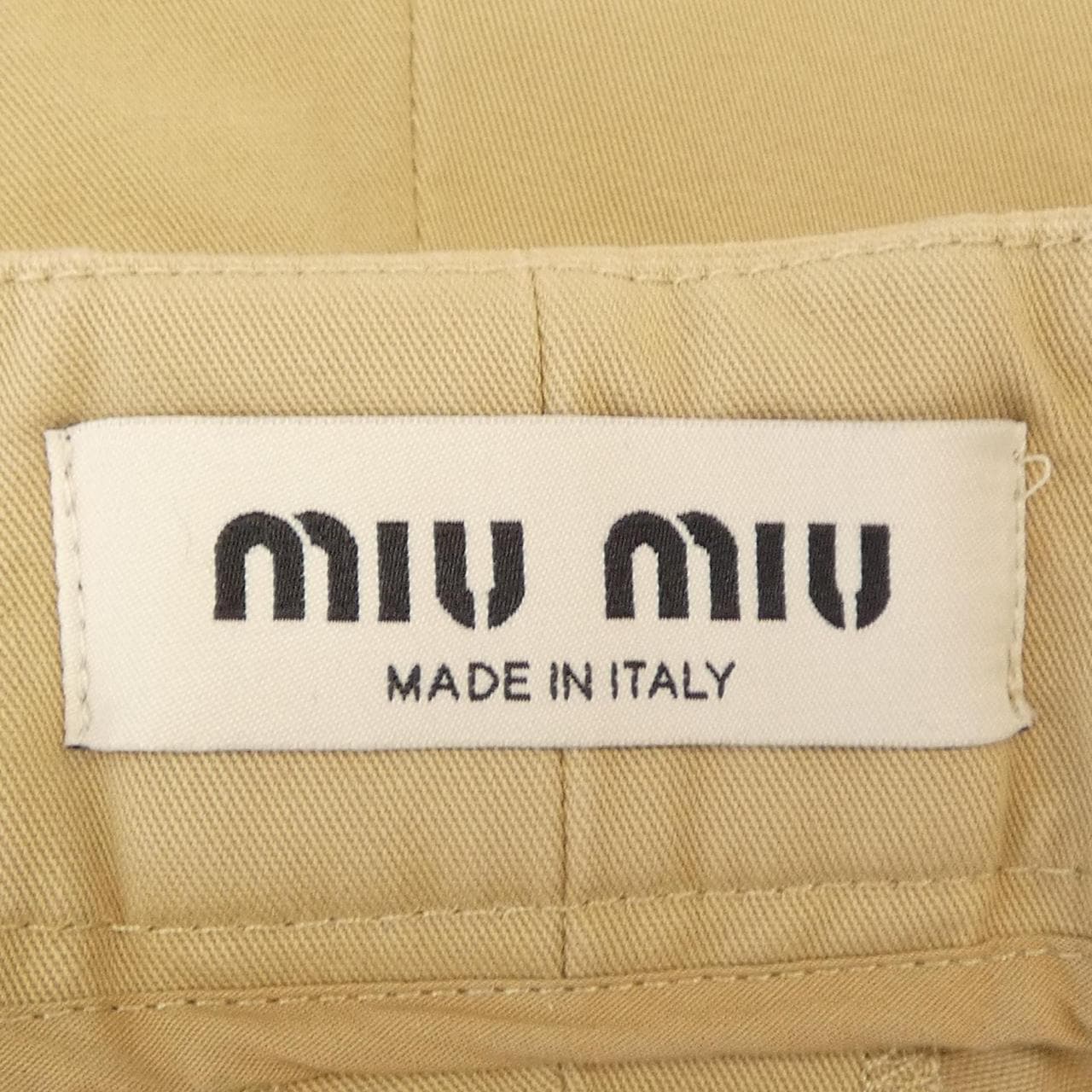 ミュウミュウ MIU MIU OLD GABARDINE MP1956 SOOO 19EK パンツ