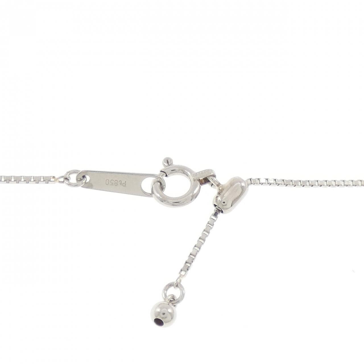 PT950/PT850 ホースシュー ダイヤモンド ネックレス 0.50CT