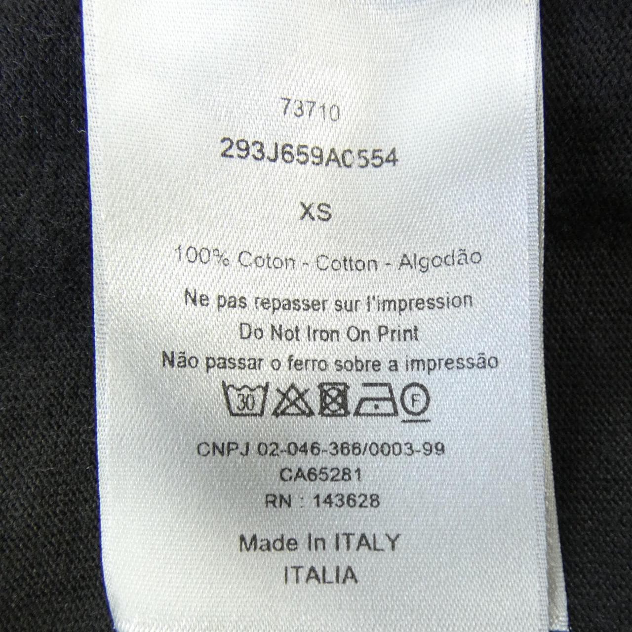 ディオール DIOR コットンコンパクトジャージーTシャツ 293J659A0554 Tシャツ