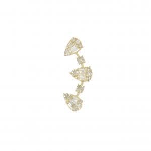 K18YG ダイヤモンド ピアス 0.25CT 片耳