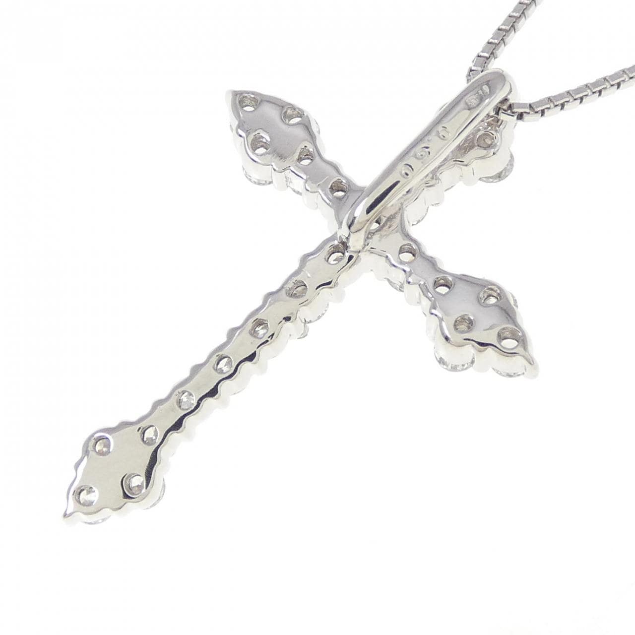 PT Cross Diamond Necklace 0.50CT