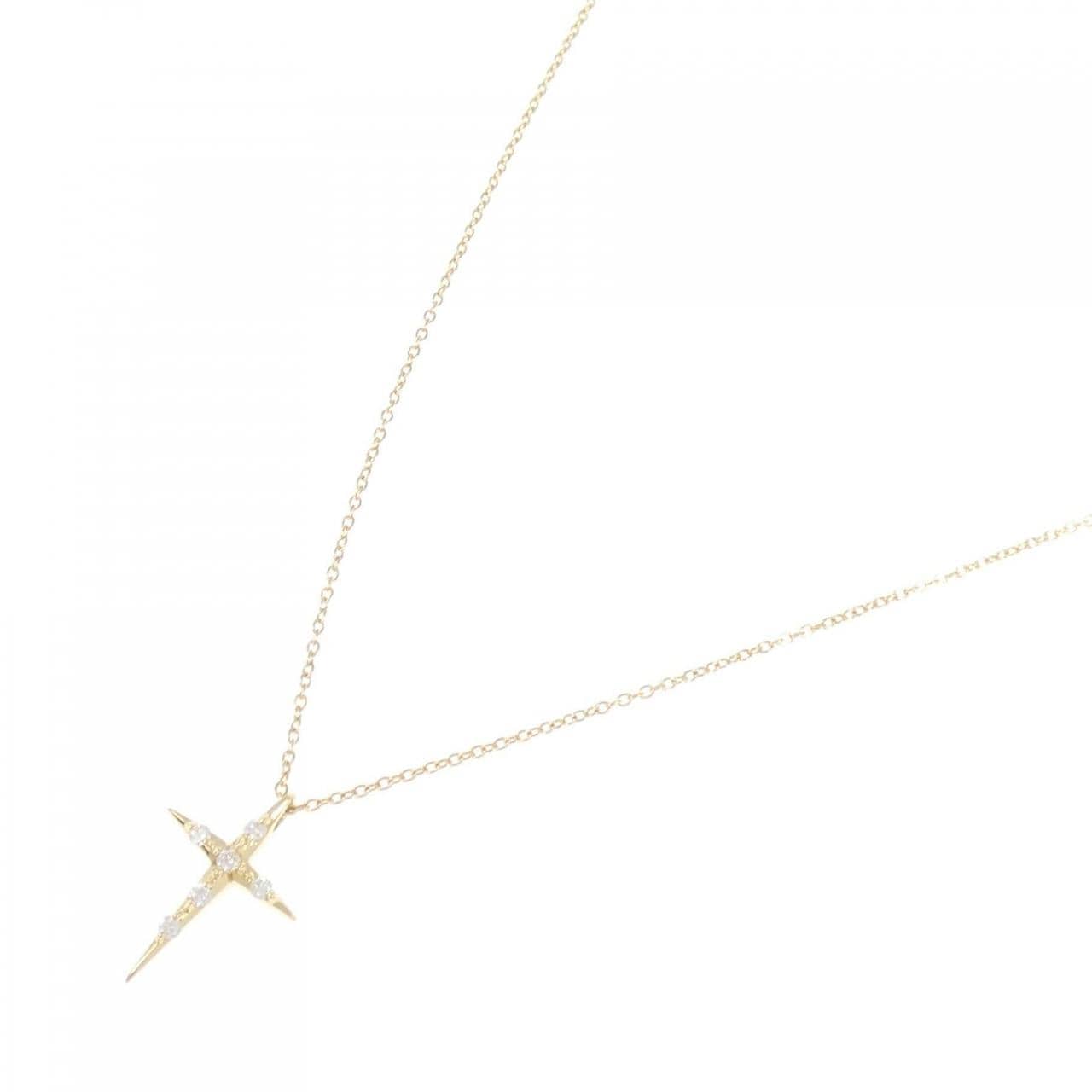 AHKAH永恒十字架项链 0.1CT