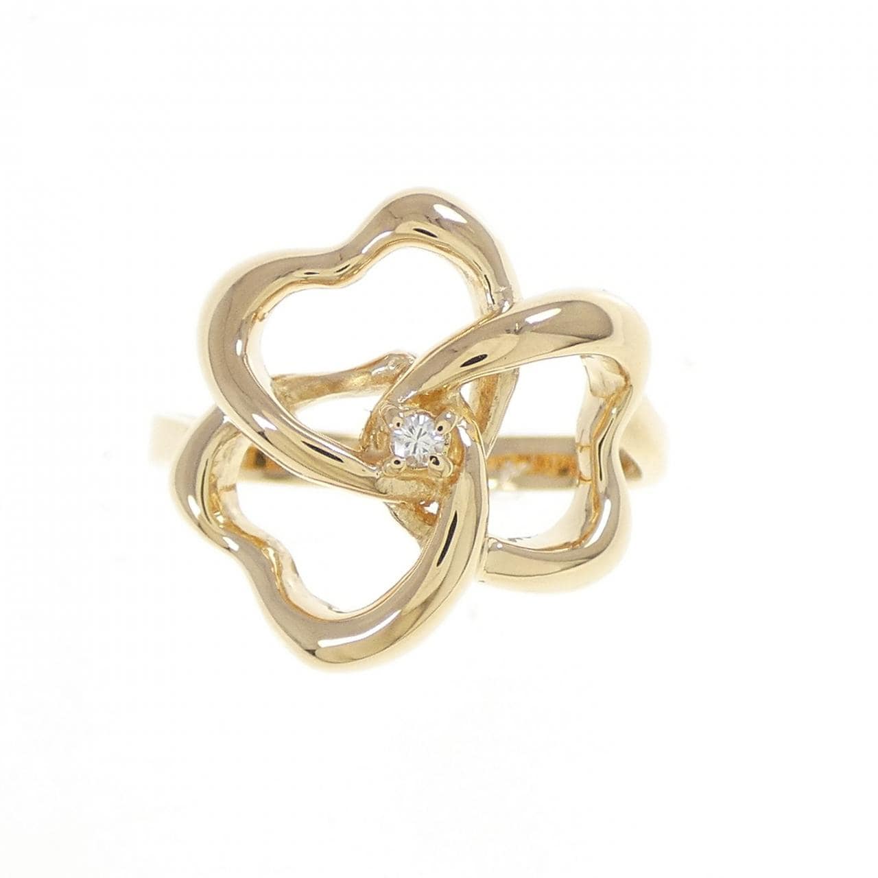 K18YG ダイヤモンド リング 0.015CT