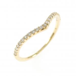 K18YG Diamond ring