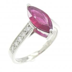 PT900 ルビー リング 1.21CT