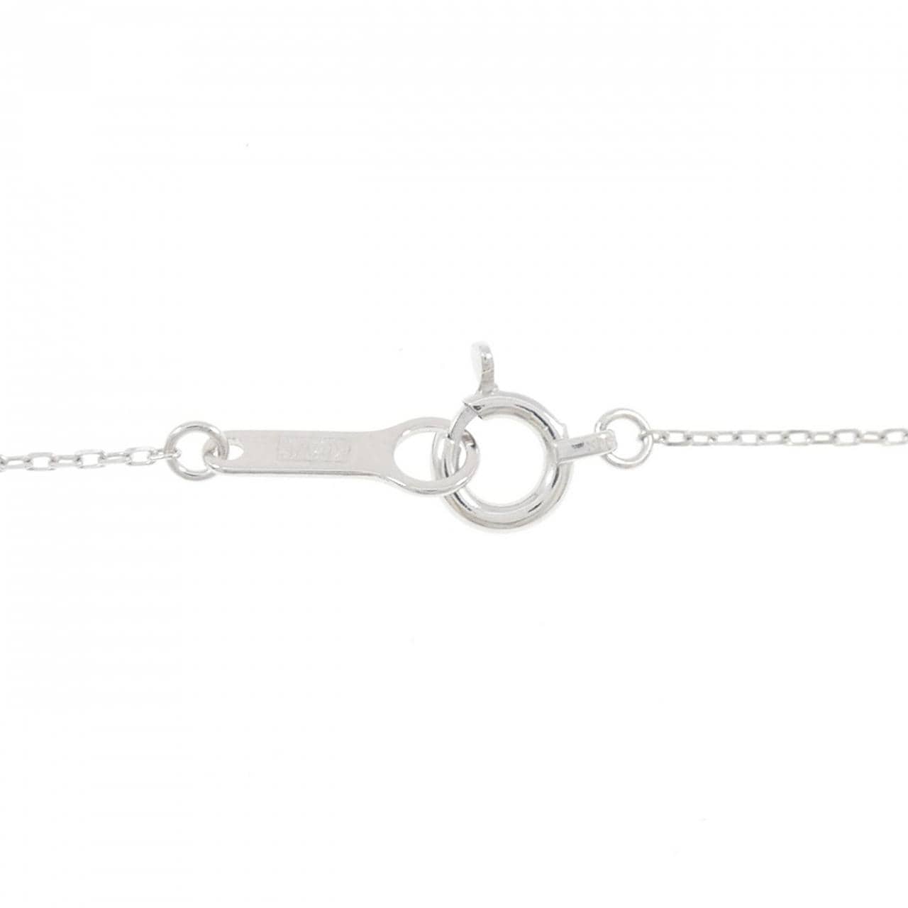 K18WG ダイヤモンド ネックレス 0.06CT