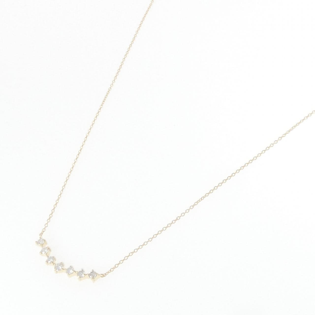 【リメイク】K10YG ダイヤモンド ネックレス 0.30CT