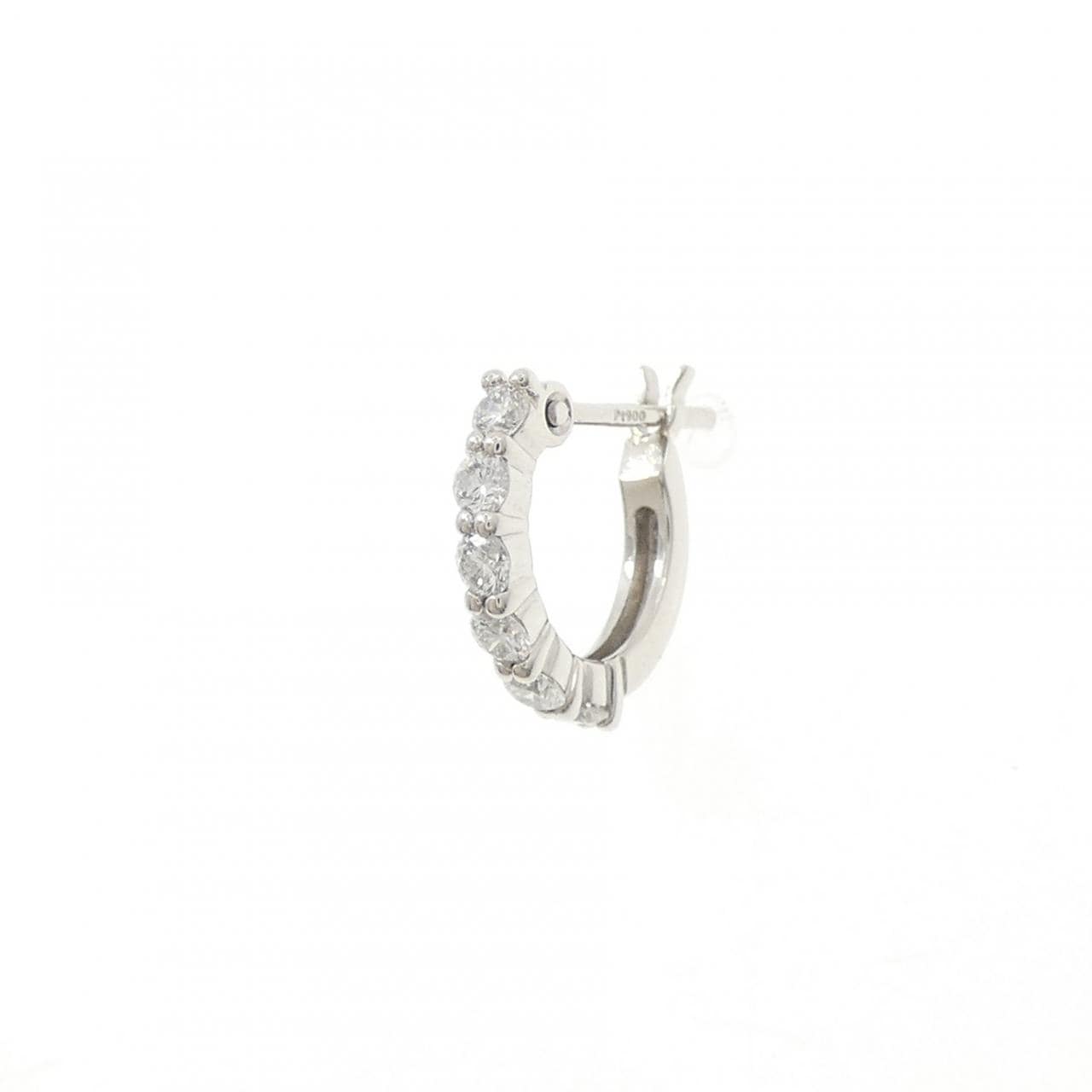 ヴァンドーム ダイヤモンド ピアス 0.15CT 片耳