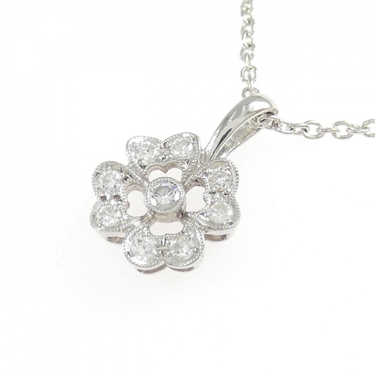 PT950/PT850 ダイヤモンド ネックレス 0.25CT