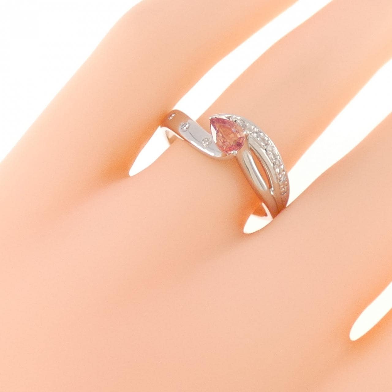 PT900 サファイヤ リング 0.360CT