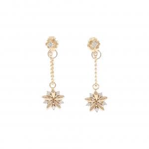 K18PG ダイヤモンド ピアス 0.12CT