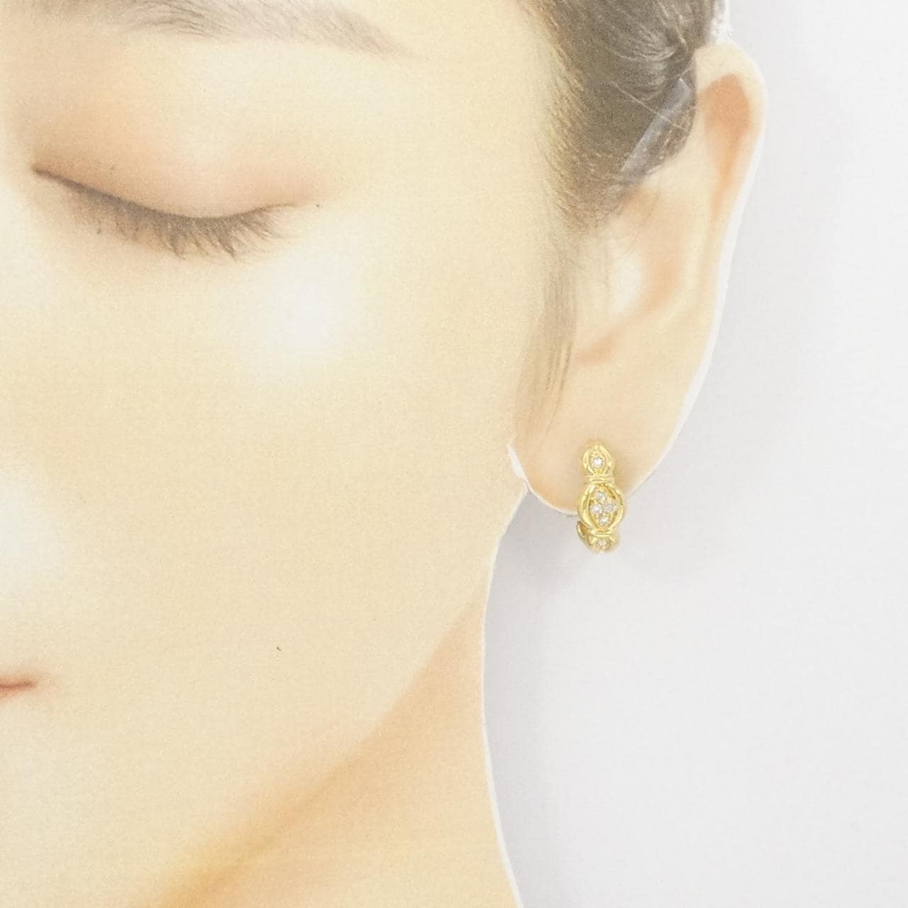 K18YG ダイヤモンド ピアス/イヤリング 0.20CT