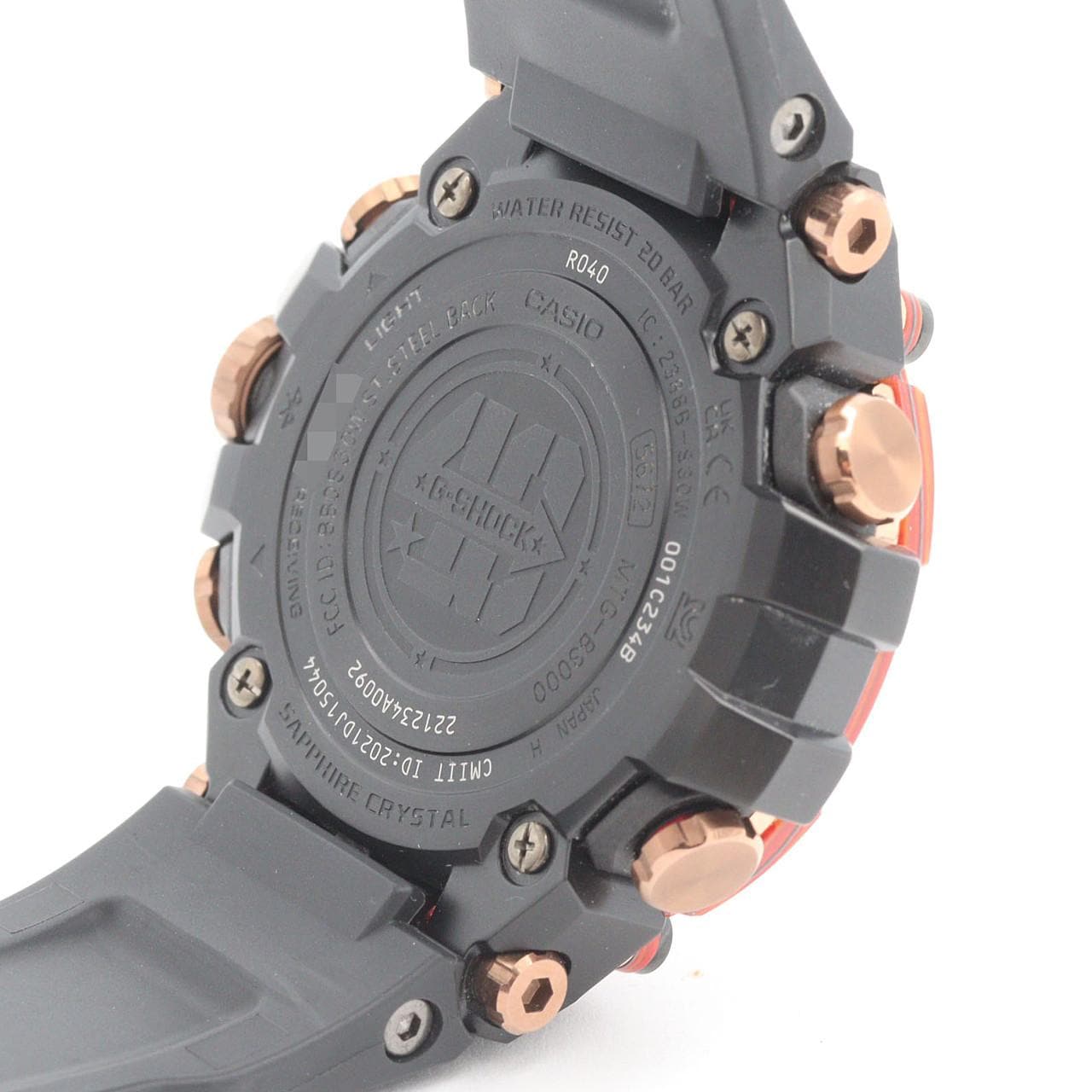 【ノーメンテナンス還元価格】カシオ G-SHOCK･MT-G 40th Anniversary 電波時計 MTG-B3000FR-1AJR SS ソーラークォーツ