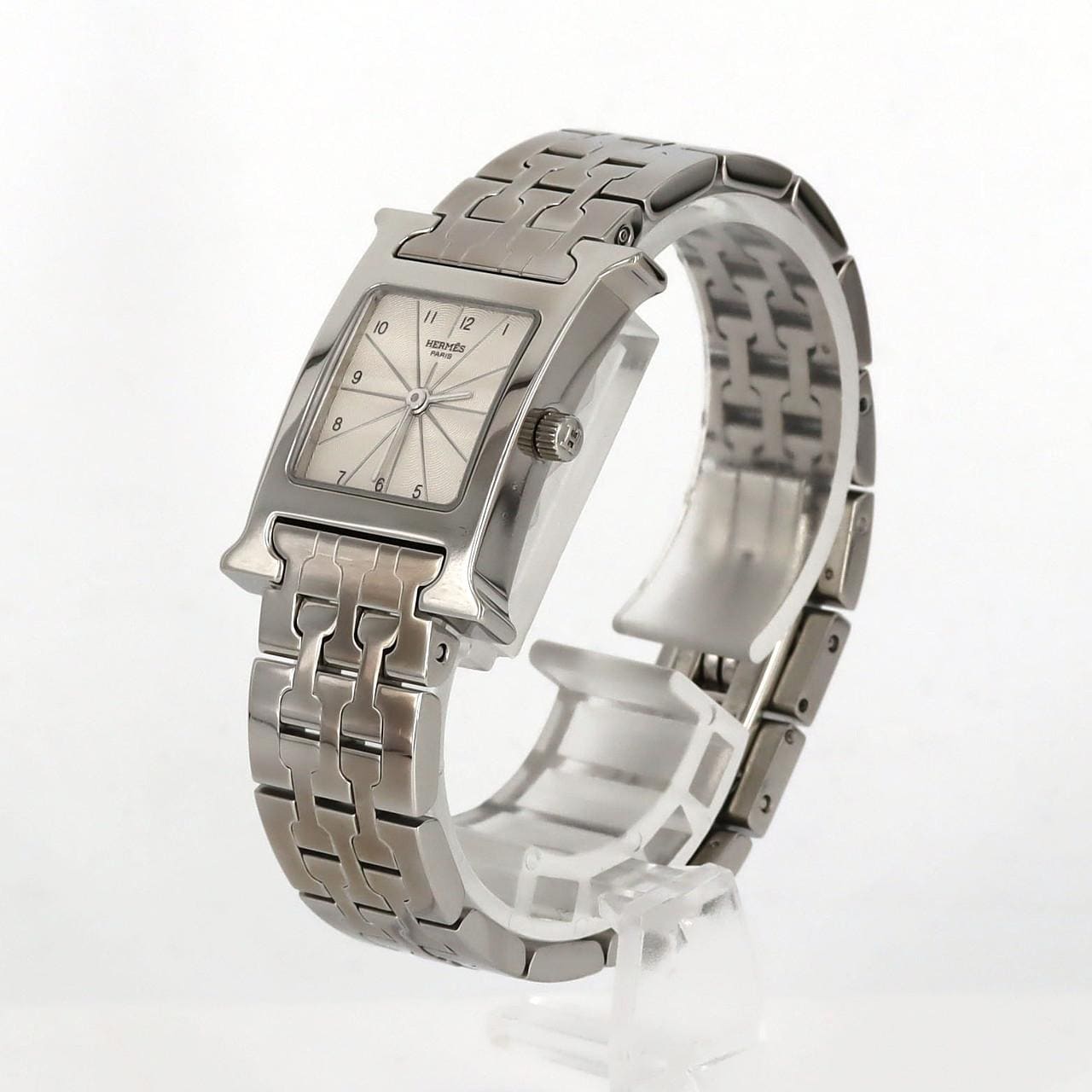 HERMES H 手錶 HH1.210 不銹鋼石英