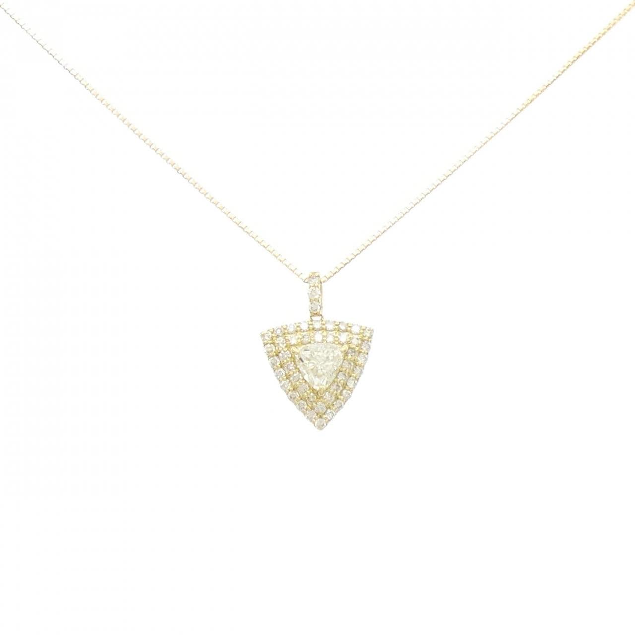 【新品】K18YG ダイヤモンド ネックレス 0.28CT