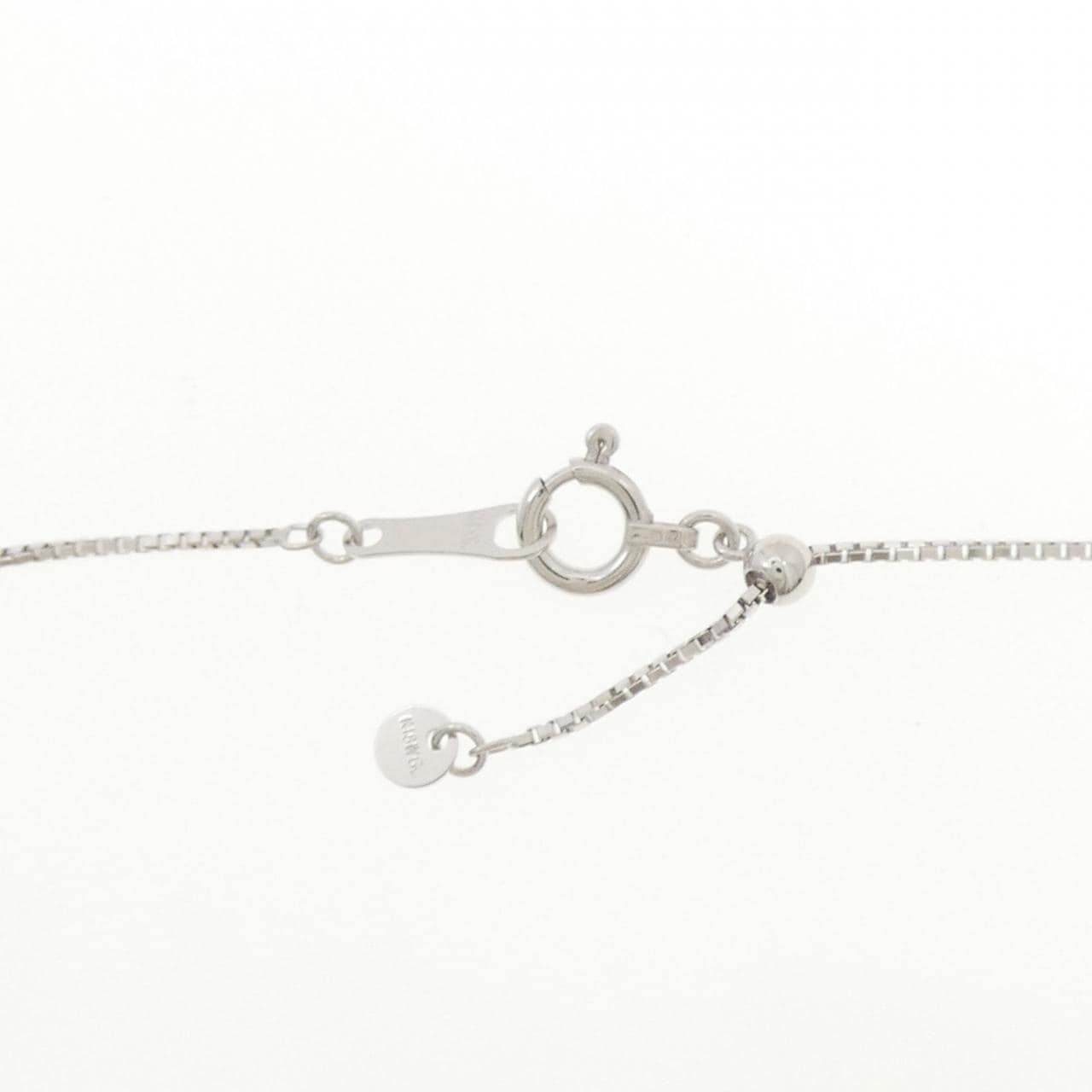 K18WG ハート パヴェ ダイヤモンド ネックレス 0.40CT