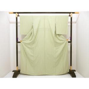 【未使用品】色無地　三ツ柏