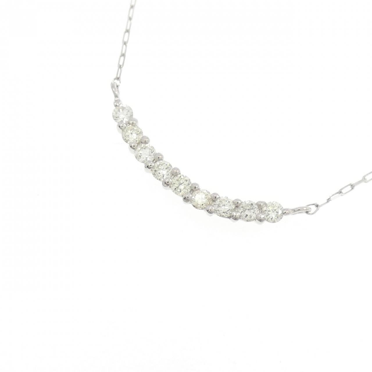 【新品】PT900 ダイヤモンド ネックレス 0.10CT