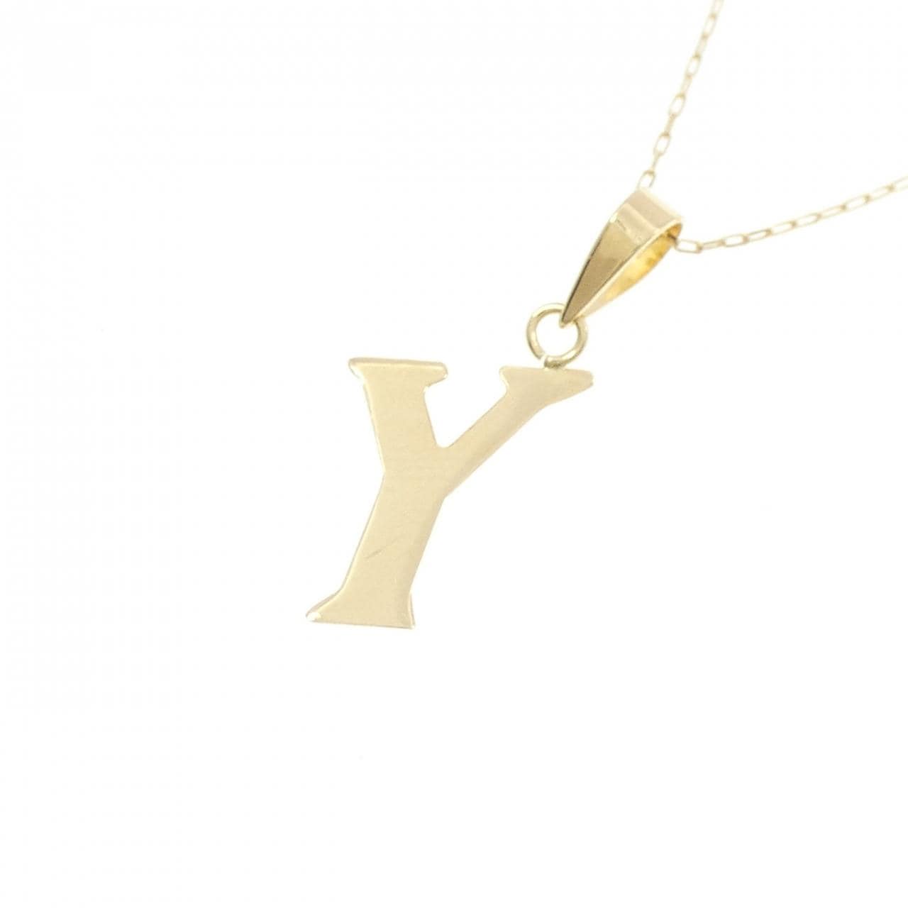 【新品】K18YG イニシャルY ネックレス