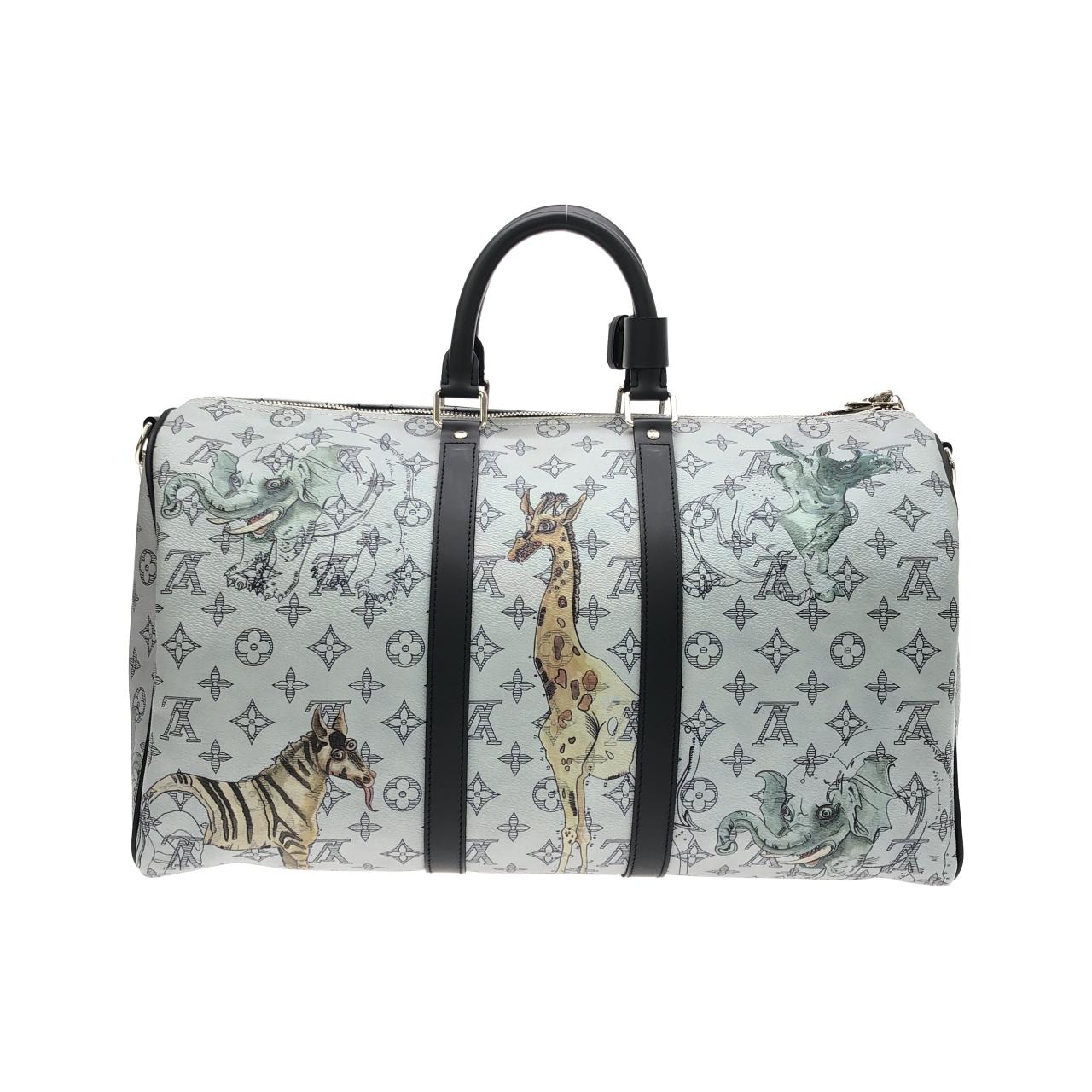 ルイヴィトン モノグラム サバンナ(チャップマン) キーポル バンドリエール 45cm M41449 ボストンバッグ