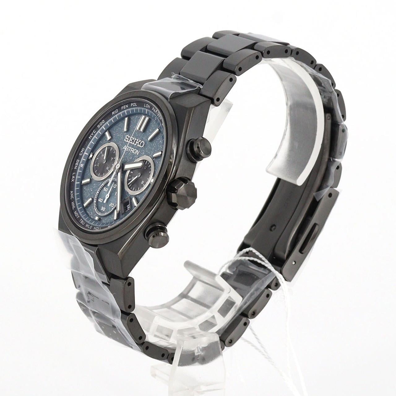 【新品】セイコー アストロン 電波時計 8B92-OBFO/SBXY105 TI ソーラークォーツ