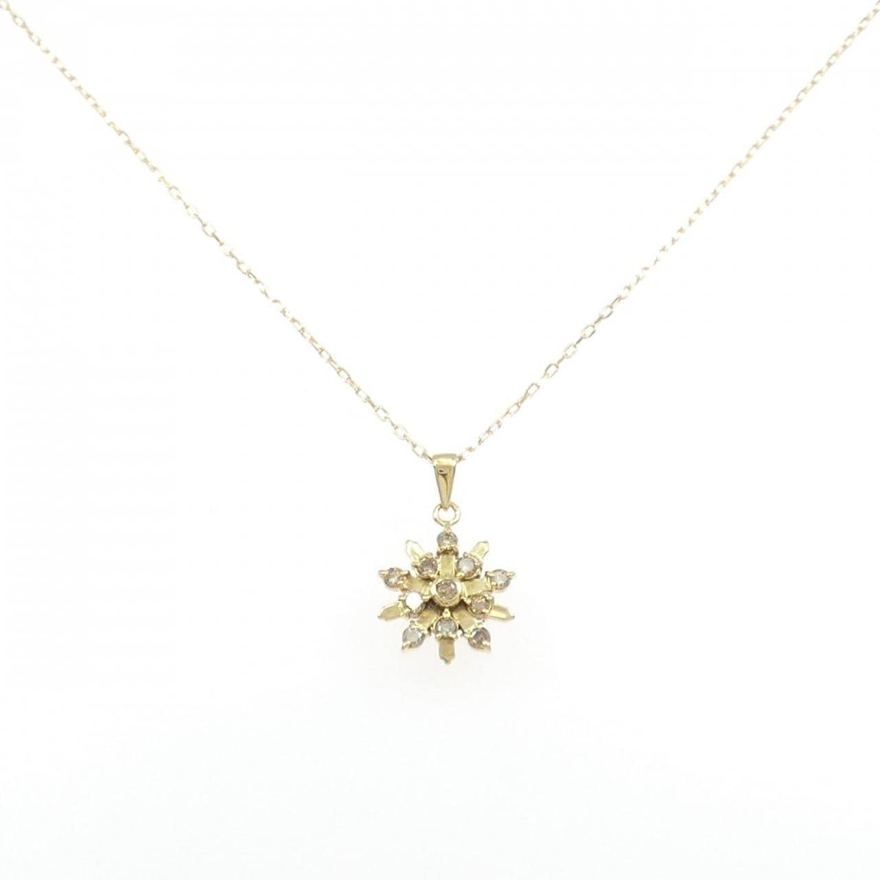 K18YG ダイヤモンド ネックレス 0.3CT