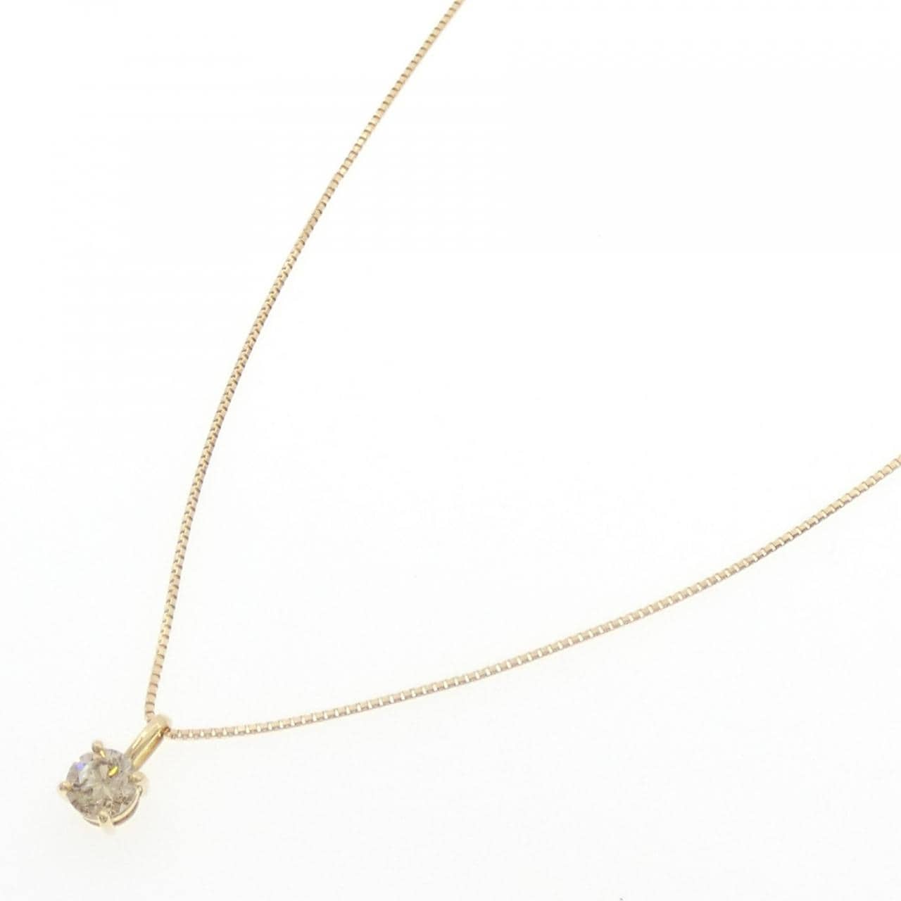 K18YG ダイヤモンド ネックレス 0.70CT