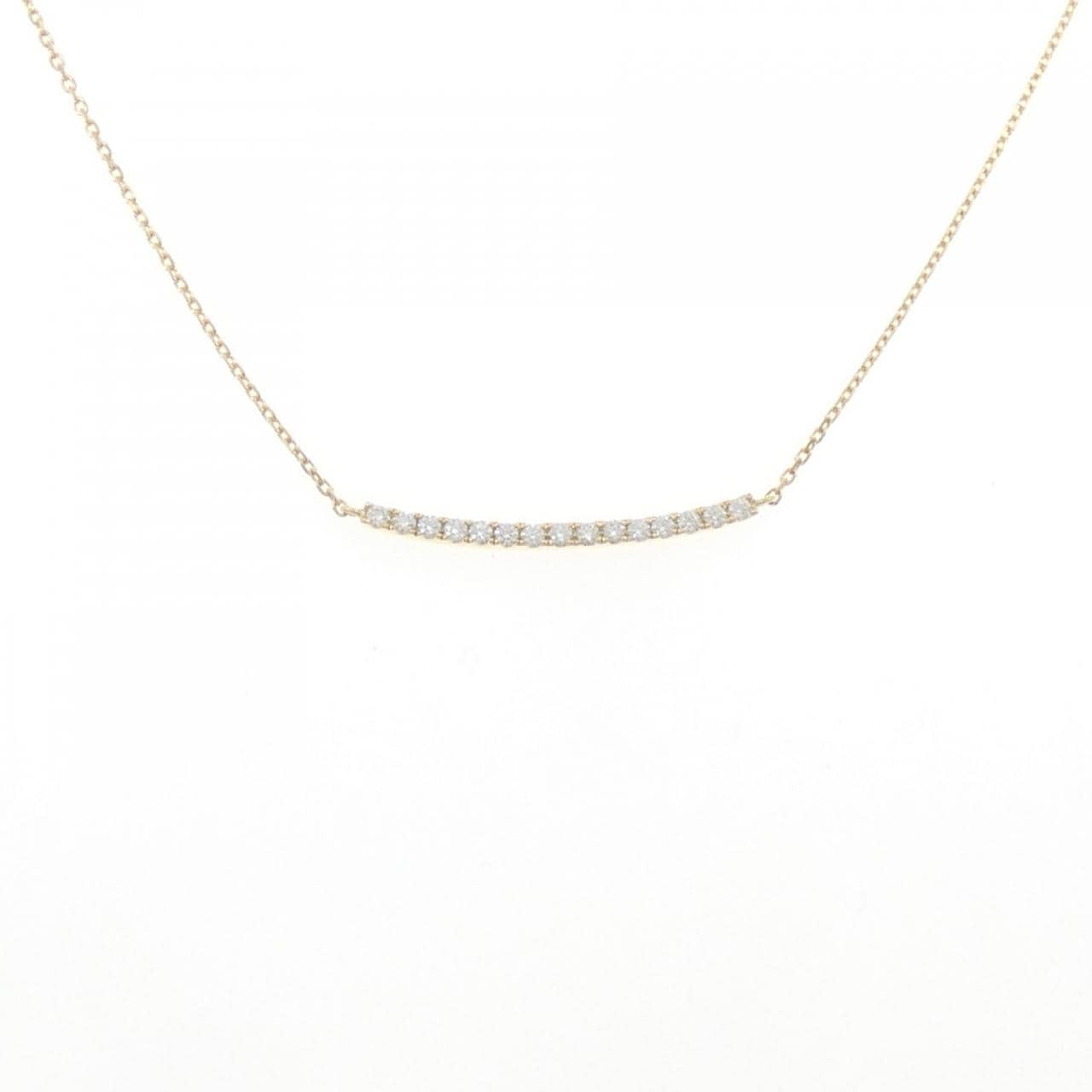 K18YG ダイヤモンド ネックレス 0.18CT
