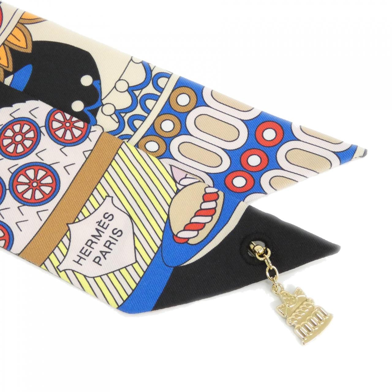 エルメス LA PATISSERIE FRANCAISE ツイリー チャーム 853336S スカーフ