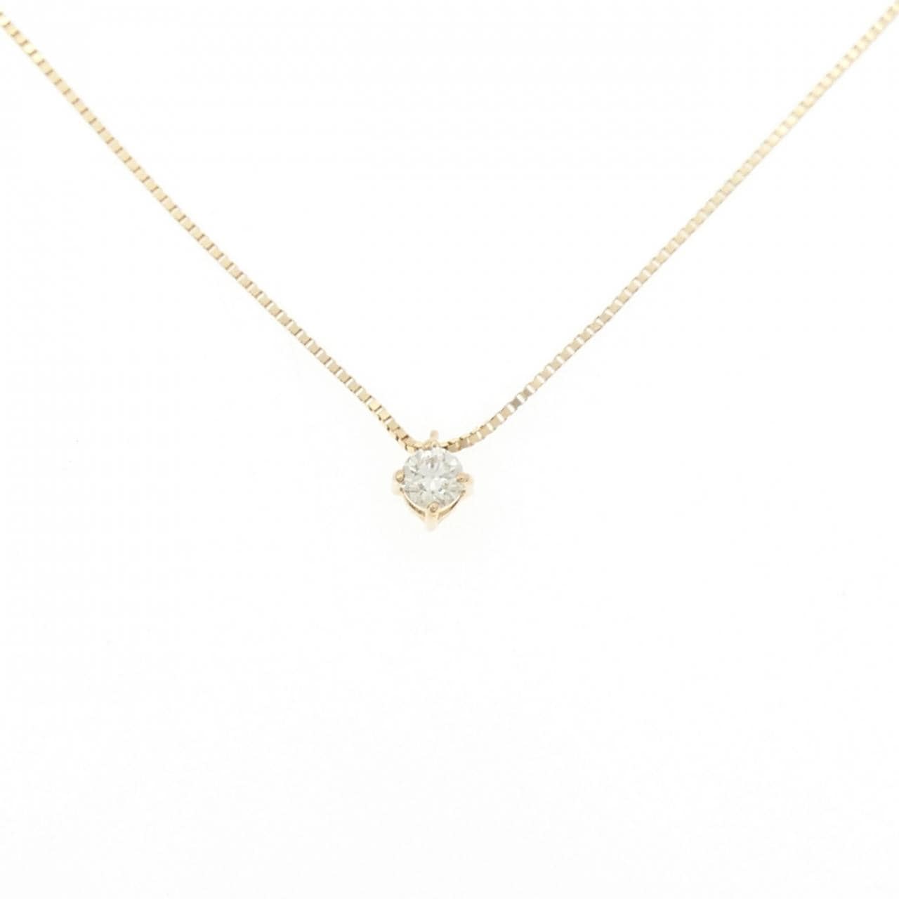 K18YG ダイヤモンド ネックレス 0.09CT