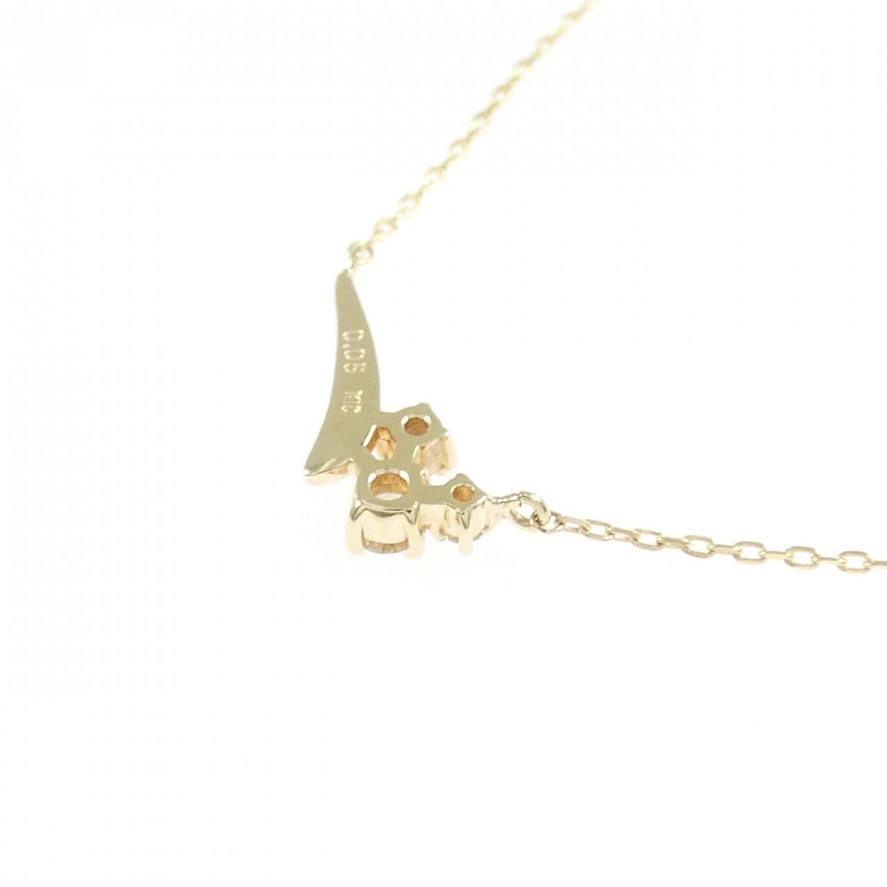 K10YG ダイヤモンド ネックレス 0.05CT
